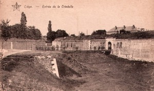 ingang van de citadel van Luik